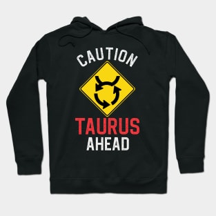 Funny Zodiac Horoscope Taurus Road Sign Traffic Signal Hoodie